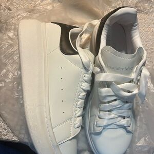 Alexander McQueen White and Black Sneakers
